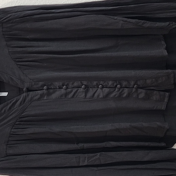 Young Fabulous & Broke Classic Black Button Down Blouse - Picture 3 of 10